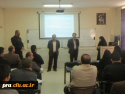 در روز چهارشنبه ، پنج شنبه وجمعه سه هفته متوالی ، دوره ضمن خدمت تحت عنوان ارزشیابی توصیفی وعملکرد تحصیلی به میزان 72 ساعت در پردیس حضرت رسول