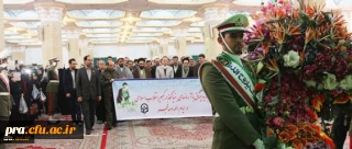 در دومین روز از دهه ی مبارک فجر و با حضور مسئولان، کارکنان و جمعی از دانشجویان دانشگاه فرهنگیان انجام شد: