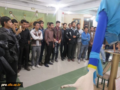 دانشجو معلمان پردیس رسول اکرم (ص) اهواز از موزه علم و طبیعت دانشگاه شهید چمران بازدید کردند