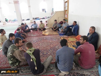 حضور مدیر امور پردیس های استان خوزستان درجمع دانشجو معلمان اردوی جهادی