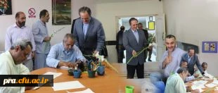 به مناسبت اعیاد شعبانیه و روز جانباز:
دیدار سرپرست و مسئولان دانشگاه فرهنگیان از جانبازان آسایشگاه اعصاب و روان نیایش