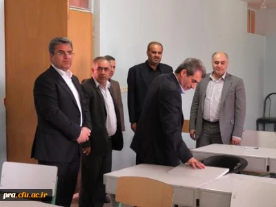 بازدید مدیران کل برنامه و بودجه ، آموزش و پرورش و نوسازی توسعه و تجهیز مدارس استان خوزستان از پردیس حضرت رسول اکرم (ص) اهواز