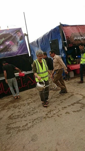 بازدید از موکب اباعبدالله (ع) در چذابه