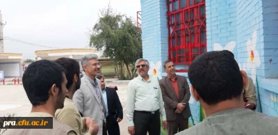 بازدید مدیریت محترم امور پردیس های از اردوی جهادی