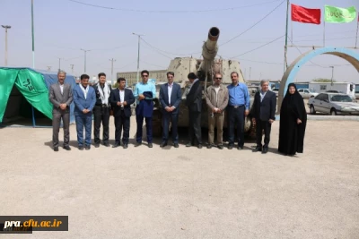 بازدید سرپرست معاونت فرهنگی واجتماعی دانشگاه فرهنگیان از مناطق عملیاتی دفاع مقدس و کاروان راهیان نور دانشجو معلمان