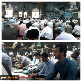 حضور دانشجویان در نماز جمعه