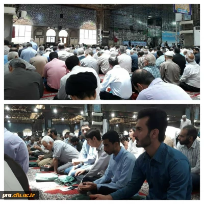 حضور دانشجویان در نماز جمعه