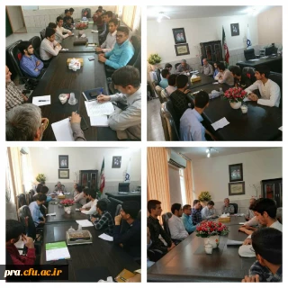 نشست صمیمی شورای بسیج دانشجویی پردیس حضرت رسول اکرم اهواز با سرپرست پردیس