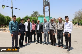 بازدید معاونت مدیر کل محترم امورمالی جناب آقای دکتر فراهانی از پردیس