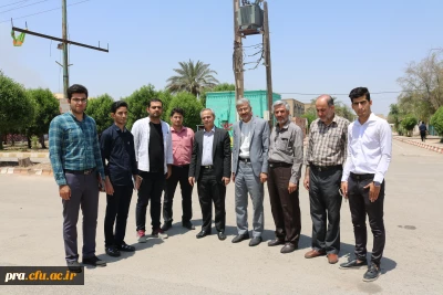 بازدید معاونت مدیر کل محترم امورمالی جناب آقای دکتر فراهانی از پردیس