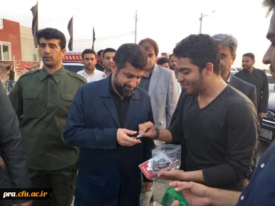 بازدید استاندار محترم استان از موکب دانشگاه فرهنگیان استان