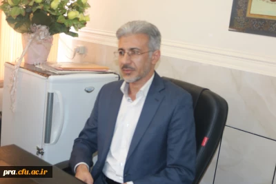 معارفه دکتر سعیداوی به عنوان معاونت توسعه منابع و امور دانشجویی پردیس حضرت رسول اکرم(ص) اهواز