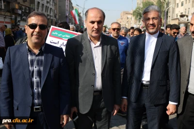 حضور اساتید،کارکنان و دانشجومعلمان
