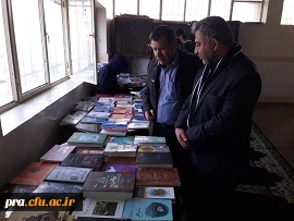 برگزاری نمایشگاه کتاب اساتید و کارکنان در پردیس حضرت رسول اکرم(ص)