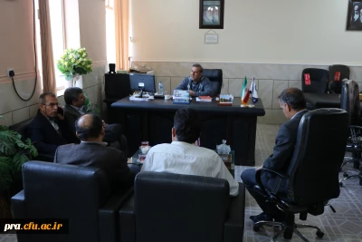 بازدید مسئول محترم سامانه گلستان سازمان مرکزی از پردیس حضرت رسول اکرم(ص) اهواز