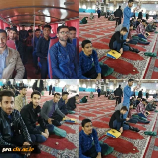 شرکت دانشجویان پردیس حضرت رسول اکرم(ص) خوزستان در نماز جمعه