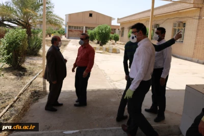 بازدید معاونت توسعه منابع و امور دانشجویی امور پردیس های استان خوزستان از واحد پردیس حضرت رسول اکرم(ص) خوزستان