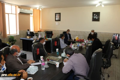 جلسه بررسی مسائل پردیس حضرت رسول اکرم(ص) خوزستان و مراکز تابعه با حضور دکتر جرفی و معاونین استان