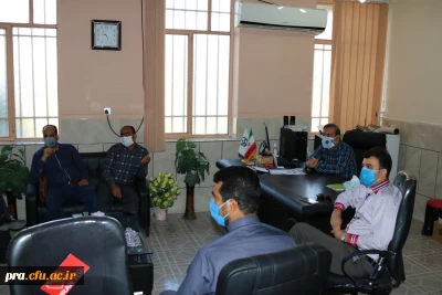 جلسه ی اداری پیرامون ثبت اموال در پردیس حضرت رسول اکرم(ص) خوزستان