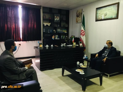 دیدار دکتر صالحی رئیس پردیس حضرت رسول اکرم(ص) خوزستان با فرماندار شهرستان کارون