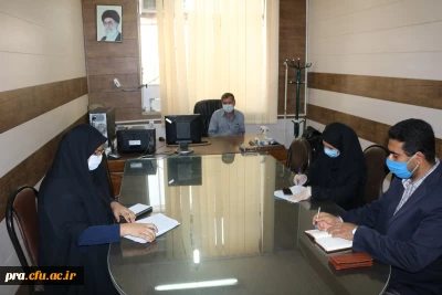 بازدید کارشناس مسئول  نظارت و ارزیابی عملکرد استان از پردیس حضرت رسول اکرم(ص) خوزستان