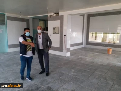بازدید مهندس ناظر از پروژه عمرانی پردیس حضرت رسول اکرم(ص) خوزستان