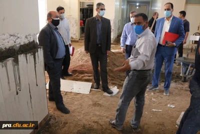 بازدید معاون امور دانشجویی و عمرانی از پردیس حضرت رسول اکرم(ص) خوزستان