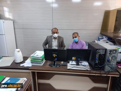 هماهنگی مدیر گروه علوم پایه جهت برنامه ریزی کلاسی در پردیس حضرت رسول اکرم(ص) اهواز