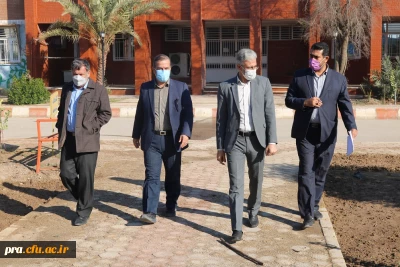 بازدید دکتر جرفی از پروژه های عمرانی پردیس حضرت رسول اکرم(ص) اهواز