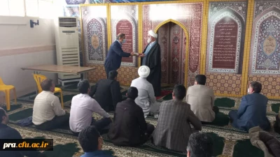 تقدیر از زحمات حجه الاسلام والمسلمین دکتر جوانمرد زاده مسئول دفتر نهاد نمایندگی مقام معظم رهبری در دانشگاه فرهنگیان استان خوزستان