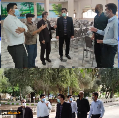 بازدید آقای دکتر صالحی سرپرست پردیس حضرت رسول اکرم صلی الله علیه واله و سلم و آقای مهندس جودکی کارشناس مسئول دانشجویی از مرکز آموزش عالی امام رضا علیه السلام اندیمشک

