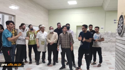 بازدید سرپرست پردیس حضرت رسول اکرم(ص) اهواز از سراهای دانشجویی