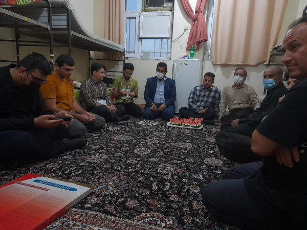 بازدید سرپرست پردیس حضرت رسول اکرم (ص) اهواز از سراهای دانشجویی