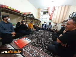 بازدید سرپرست پردیس حضرت رسول اکرم (ص) اهواز از سراهای دانشجویی