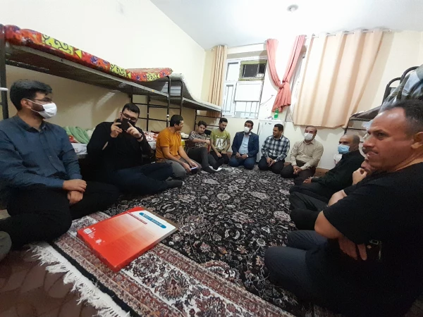 بازدید سرپرست پردیس حضرت رسول اکرم (ص) اهواز از سراهای دانشجویی