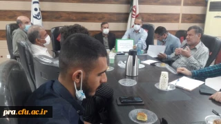 جلسه درخصوص برگزاری امتحانات ، شرایط خوابگاه ها و وضعیت رفاهی پردیس