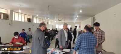 بازدید سرپرست امور پردیس های استان خوزستان از روند برگزاری مصاحبه داوطلبان ورود به دانشگاه فرهنگیان (سال تحصیلی ۱۴۰۲_۱۴۰۱)