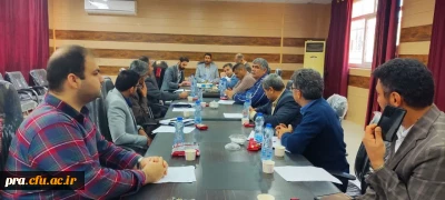 جلسه معاونت پردیس دکتر سعیداوی درخصوص آزمون جامع ویژه مهارت آموزان ماده 28 ورودی سال 1401