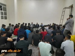 بازدید سر زده مدیریت محترم امور پردیس های استان از خوابگاه دانشجویی دکتر حسابی 2