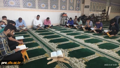 برگزاری مراسم جزخوانی قرآن کریم در پردیس حضرت رسول اکرم(ص) 