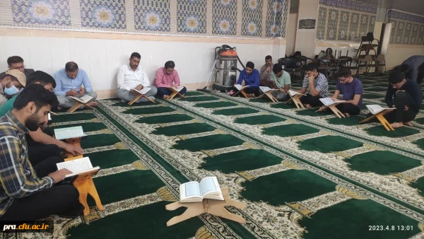 برگزاری مراسم جزخوانی قرآن کریم در پردیس حضرت رسول اکرم(ص)  2