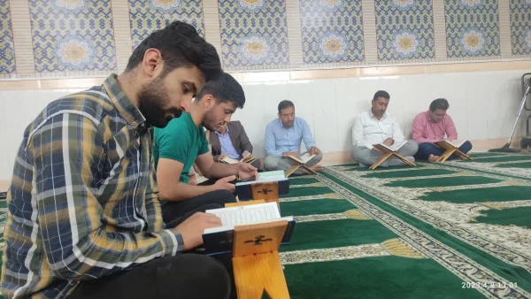 برگزاری مراسم جزخوانی قرآن کریم در پردیس حضرت رسول اکرم(ص)  2