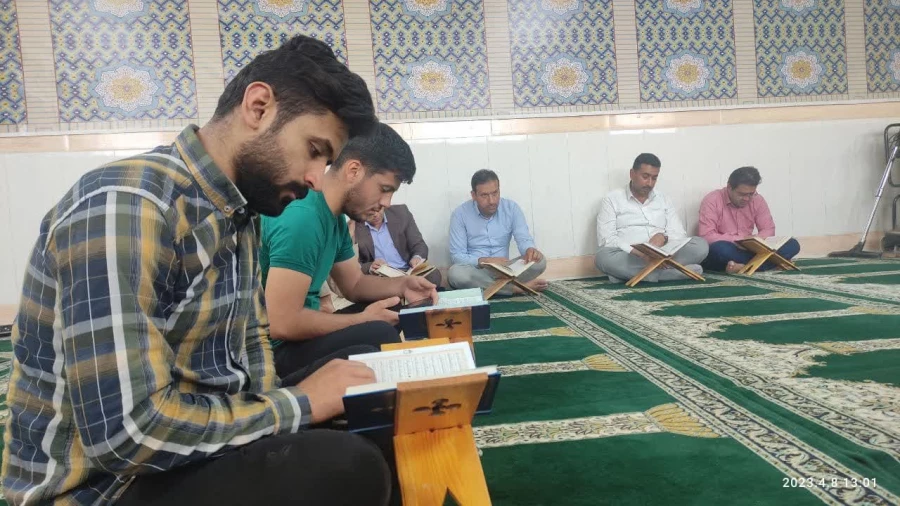 برگزاری مراسم جزخوانی قرآن کریم در پردیس حضرت رسول اکرم(ص)  2