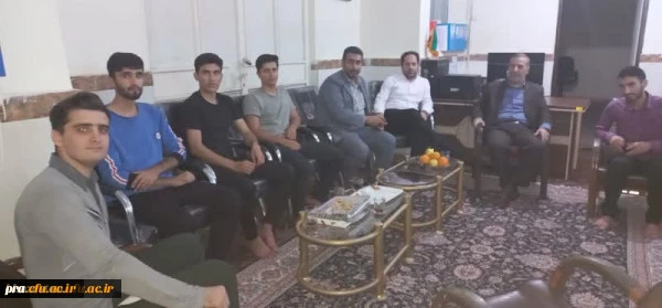 دیدار دکتر صالحی با دانشجویان خوابگاه های پردیس رسول اکرم و دکتر حسابی به مناسبت عید فطر 2