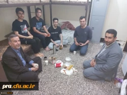 دیدار دکتر صالحی با دانشجویان خوابگاه های پردیس رسول اکرم و دکتر حسابی به مناسبت عید فطر 3