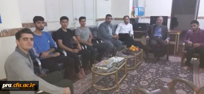 دیدار دکتر صالحی با دانشجویان خوابگاه های پردیس رسول اکرم و دکتر حسابی به مناسبت عید فطر