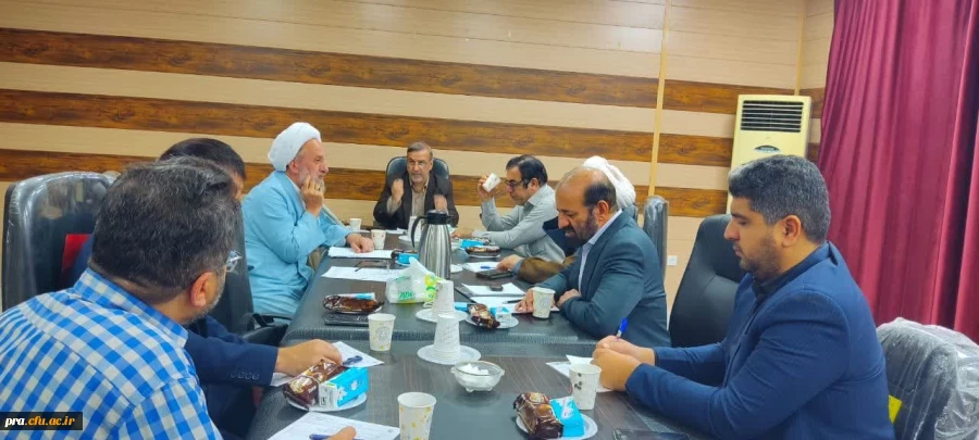 جلسه مشترک اعضای هیات علمی گروه علوم تربیتی و معارفه آقای احمد ملکی پور به عنوان مدیر گروه 2