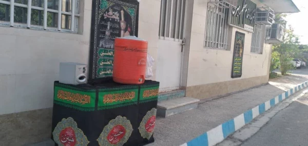 برپایی موکب حسینی در محوطه پردیس حضرت رسول اکرم(ص) 2