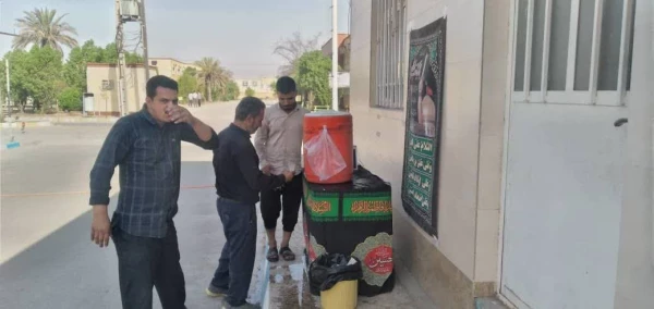 برپایی موکب حسینی در محوطه پردیس حضرت رسول اکرم(ص) 2