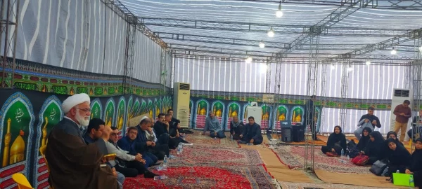 مراسم افتتاح موکب حسینی دانشگاه فرهنگیان در مرز چذابه 3